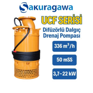 UCF SERİSİ Difüzörlü Dalgıç Drenaj Pompası